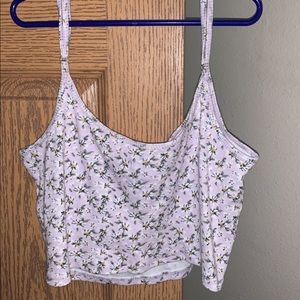 Hollister Collection Flower Crop Top